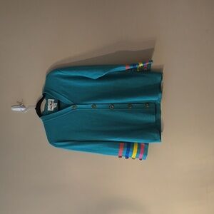 Vintage Ami Knits Button Front Cardigan Womens size 12 P2P 20